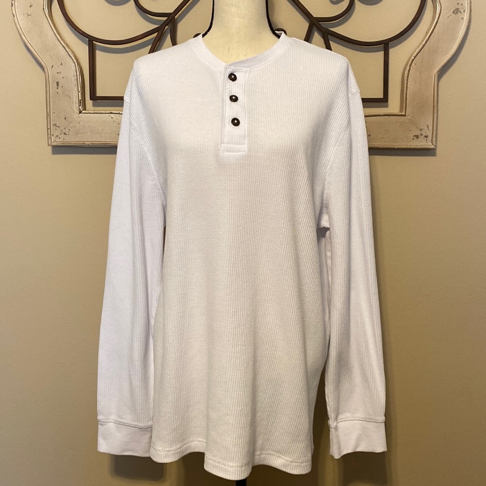 Men’s Seventh Avenue thermal long sleeve shirt